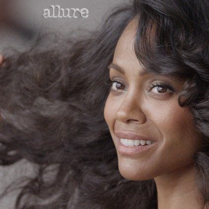 zoe sadana nude|Zoe Saldana: Her Allure Photo Shoot 